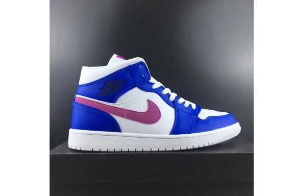 554724-451 1 ROYAL MID HYPER 554724-451 VIOLET-WHITE JORDAN AIR HYPER 0824